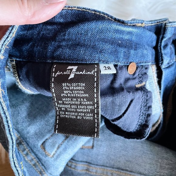 7 For All Mankind NEW Kimmie Bootcut Form Fitted Size 28 - Picture 4 of 9